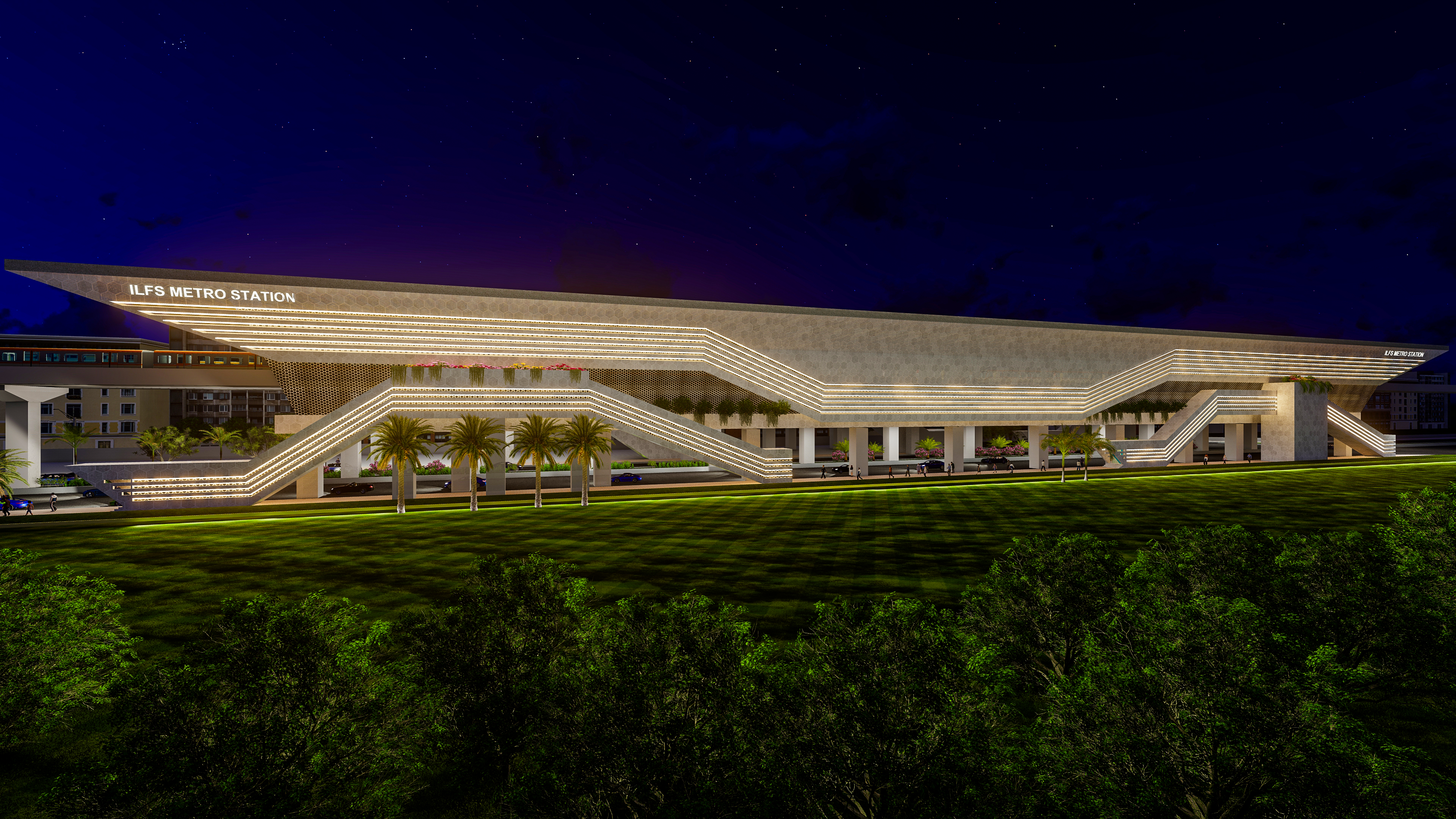IL&FS Metro Station — view 4